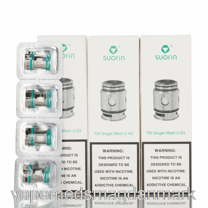 Engangs Vape Danmark Suorin Tri Erstatnings Spoiler 0,2 Ohm Tri Triple Mesh Spoiler